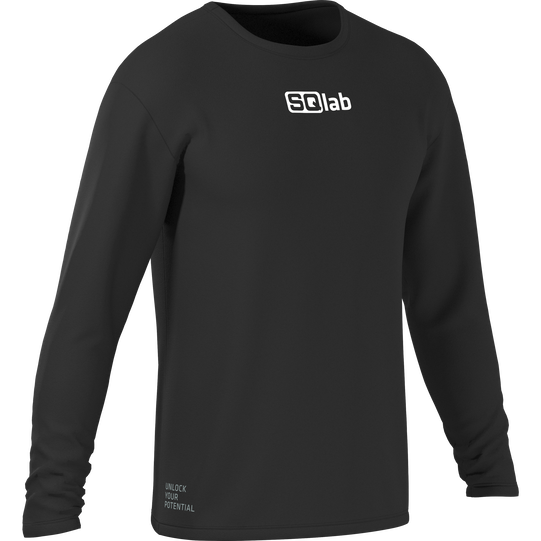SQlab Tee Logo LS t-shirt manches longues unisexe en noir