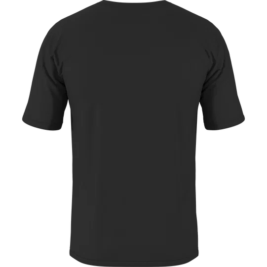 SQlab Logo Tee SS unisex short-sleeve T-shirt in black — back view