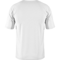 SQlab Tee Taube Nudel Unisex T-Shirt in weiß, Rückenansicht