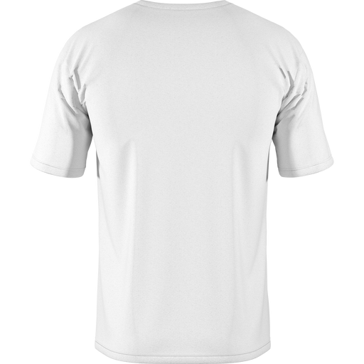SQlab Tee Taube Nudel Unisex T-Shirt in weiß, Rückenansicht