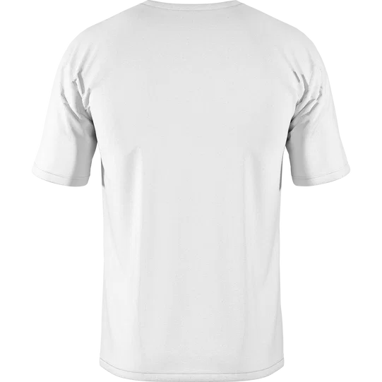 SQlab Tee Taube Nudel unisex T-shirt in white, back view