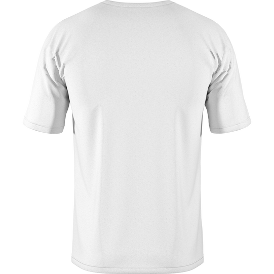 T-shirt unisexe SQlab Tee Taube Nudel en blanc, vue de dos