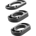 SQlab 812R spacer set for roadbike stem 1x5mm and 2x10mm in dark charcoal