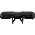 SQlab 612 ERGOWAVE® 2.1 road cycling saddle in black with twin-wing profile and central pressure-relief channel