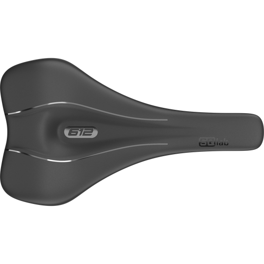 SQlab 612 ERGOWAVE® 2.1 Rennradsattel in schwarz