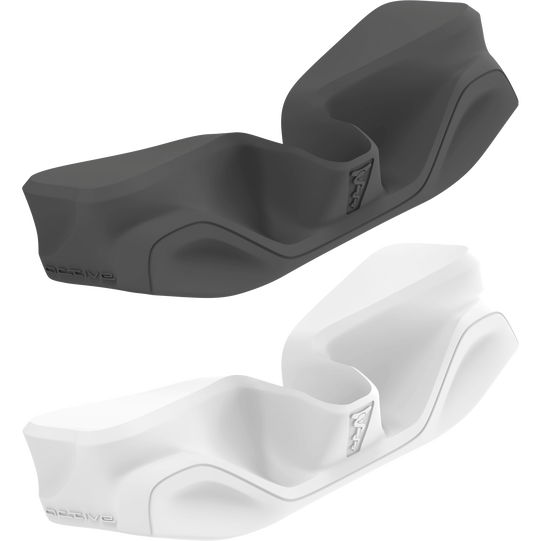 SQlab Elastomer Kit Ergowave Active saddle insert Onesize in dark grey and white