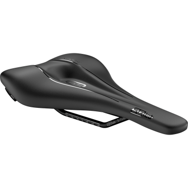 SQlab 612 ERGOWAVE active 2.2 Fahrradsattel in schwarz mit druckentlastendem Wellenprofil