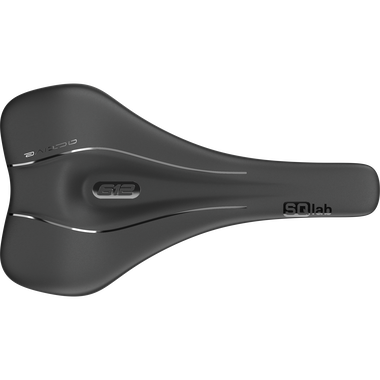 SQlab 612 ERGOWAVE active 2.2 Fahrradsattel in schwarz, Draufsicht