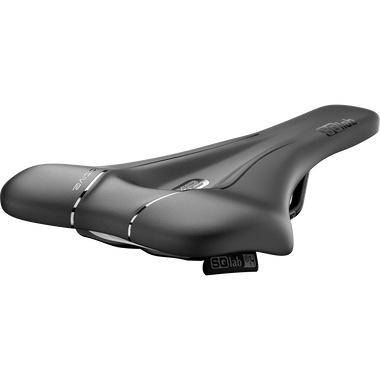 SQlab 612 ERGOWAVE active 2.2 Fahrradsattel in schwarz mit Druckentlastungskanal