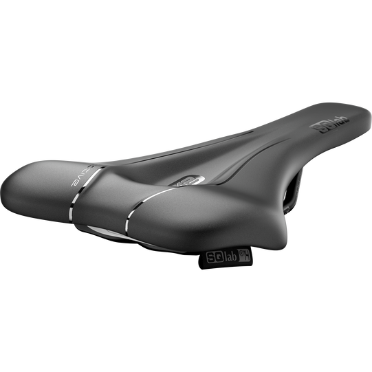 SQlab 612 ERGOWAVE active 2.2 Fahrradsattel in schwarz mit Druckentlastungskanal