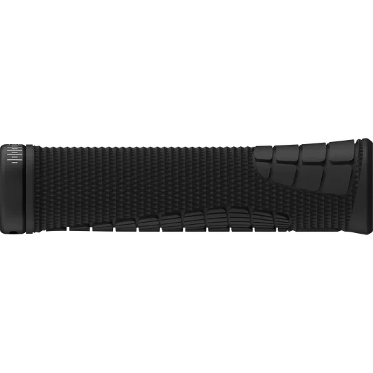 SQlab 7OX 2.0 ergonomic MTB handlebar grips in black, side view