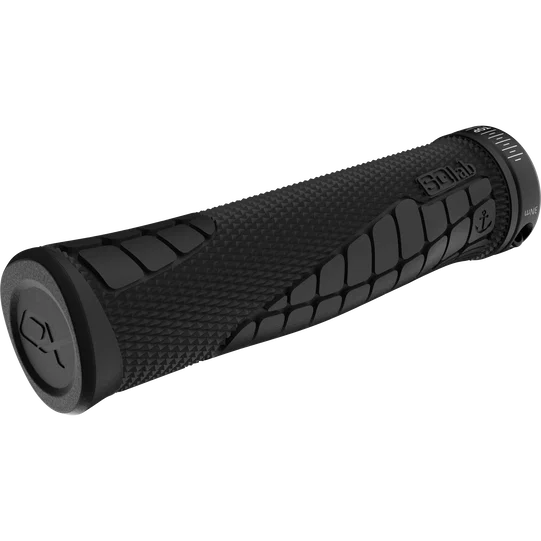 SQlab 7OX 2.0 ergonomic MTB handlebar grips in black with lock-on clamp