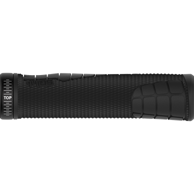 SQlab 7OX Pro 2.0 ergonomic MTB lock-on handlebar grips in black, side view