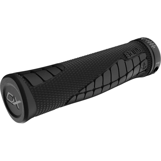 SQlab 7OX Pro 2.0 ergonomic MTB lock-on handlebar grips in black