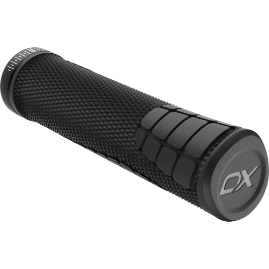 SQlab 7OX Pro 2.0 ergonomic MTB handlebar grip in black with lock-on clamp