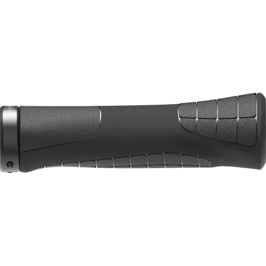 SQlab 711 Tech Trail 2.1 ergonomic MTB handlebar grip in black, side view