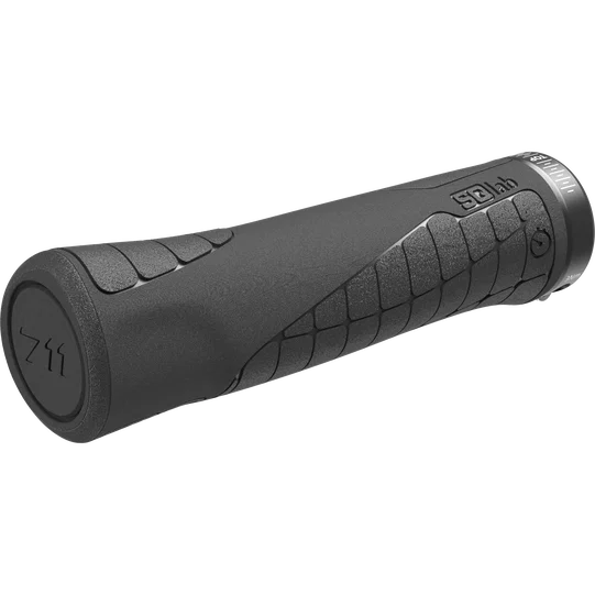 SQlab 711 Tech Trail 2.1 bike grips in black with lock-on clamp and Ergobar