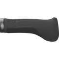 SQlab 702 2.0 ergonomic trekking bike handlebar grip in black, side view