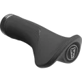 SQlab 702 2.0 ergonomic bicycle grip in black with palm wing and vibration-absorbing lamellae