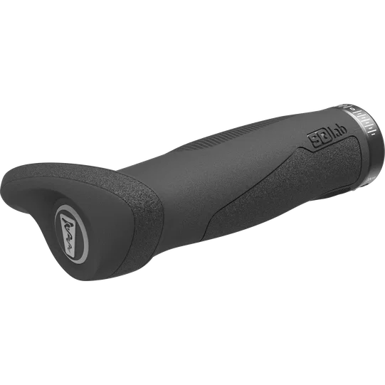 SQlab 721 2.0 ergonomic bicycle grip in dark charcoal with Ergobar and lock-on clamp