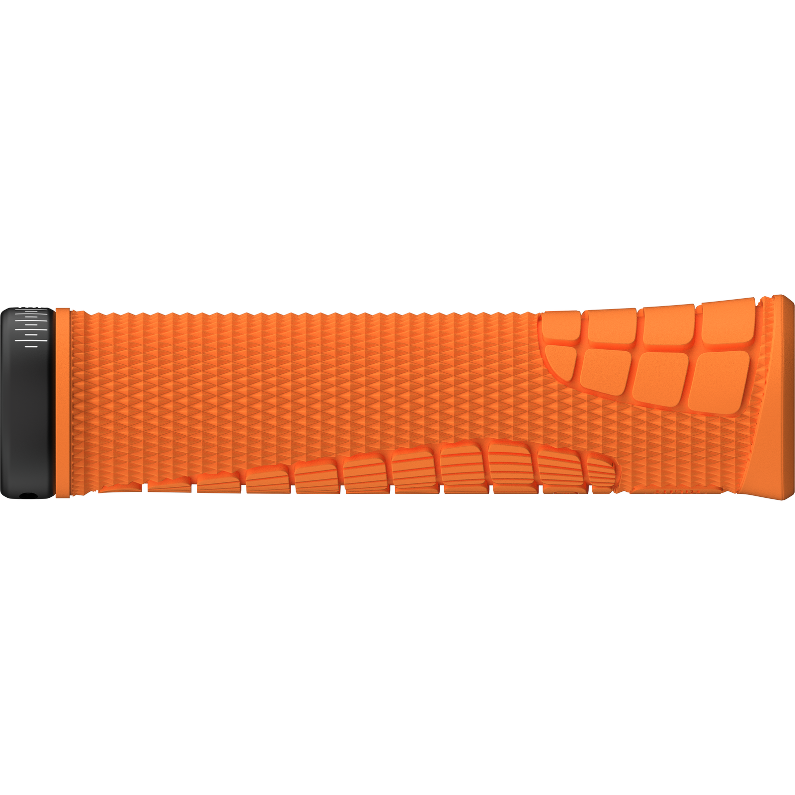 SQlab 7OX Pro 2.0 MTB handlebar grip in orange with clamp collar