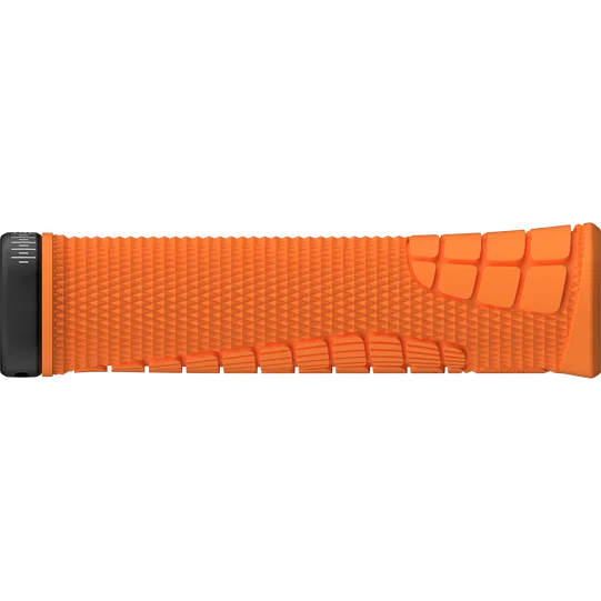 SQlab 7OX Pro 2.0 MTB handlebar grip in orange with clamp collar