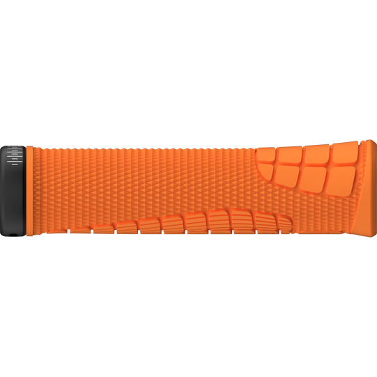 SQlab 7OX Pro 2.0 MTB handlebar grip in orange with clamp collar