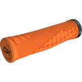 SQlab 7OX Pro 2.0 ergonomic MTB grip in orange with lock-on clamp for downhill and trail