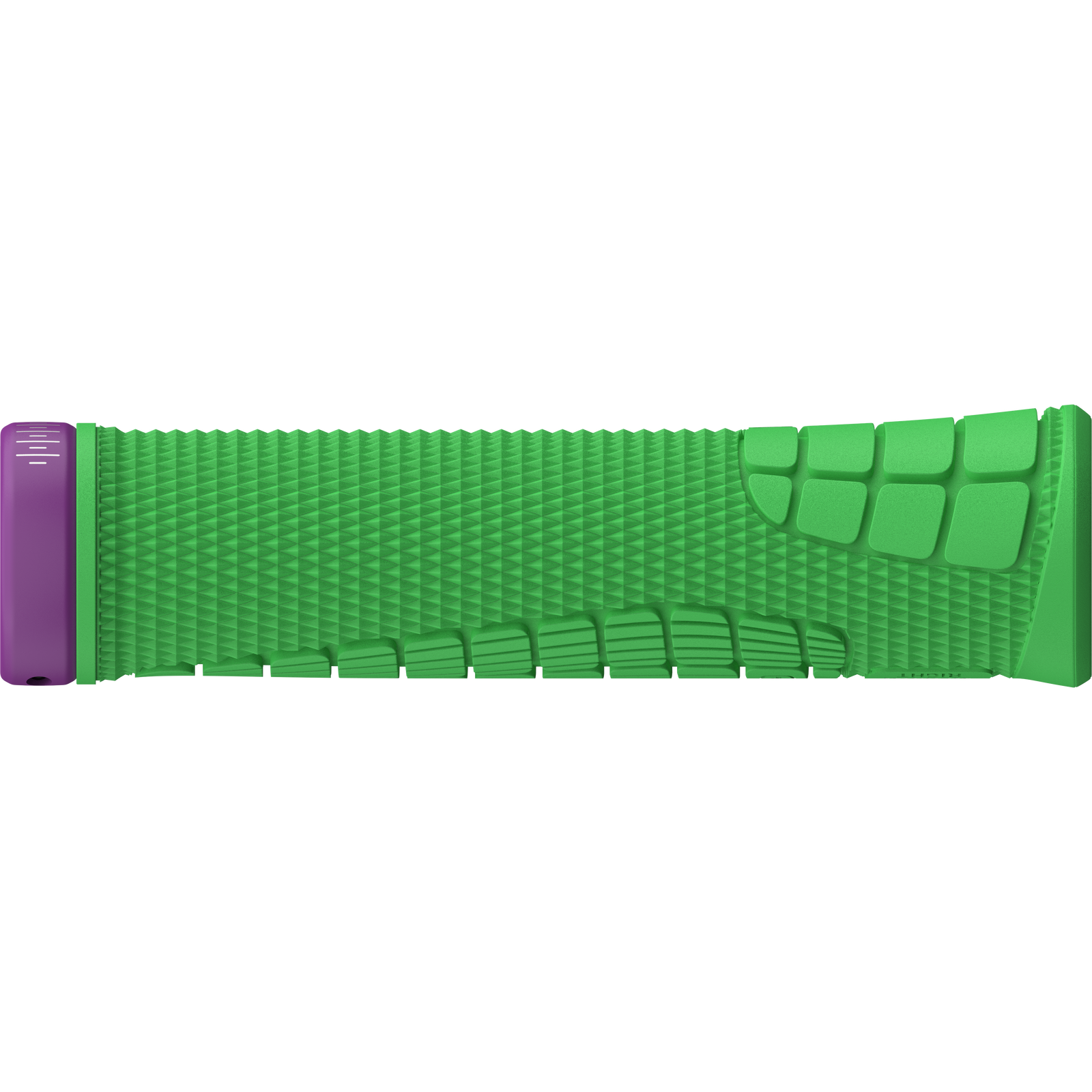 SQlab 7OX Pro 2.0 Metzger MTB handlebar grip in green and purple
