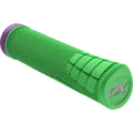 SQlab 7OX Pro 2.0 Metzger MTB handlebar grips in neon green and purple