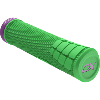 SQlab 7OX Pro 2.0 Metzger poignées de guidon VTT en vert néon et violet