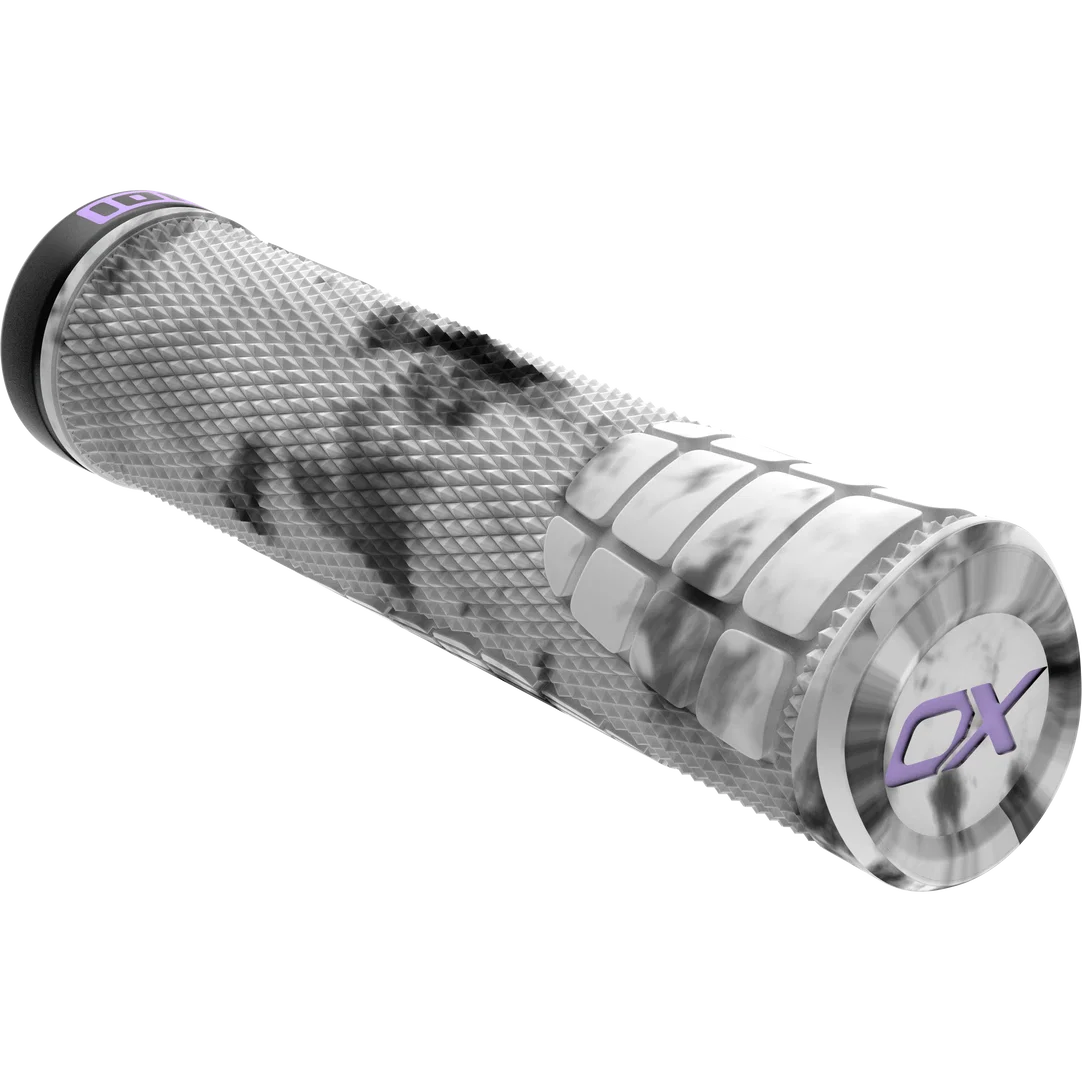 SQlab 7OX Pro 2.0 ION Ltd. MTB-Griffe in weiß, grau und lila