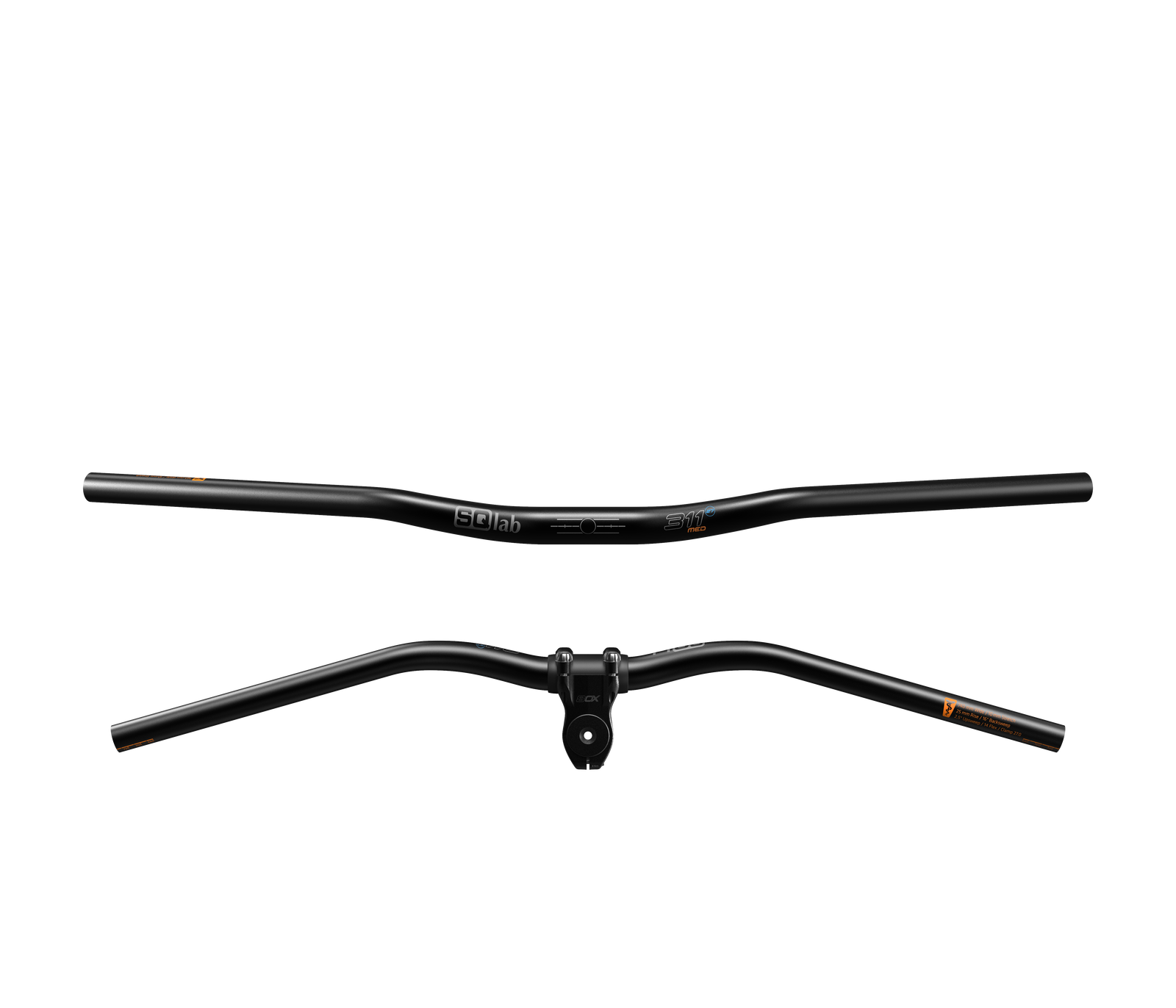 SQlab 311 Alu trail bike handlebar 27.0mm in matte black