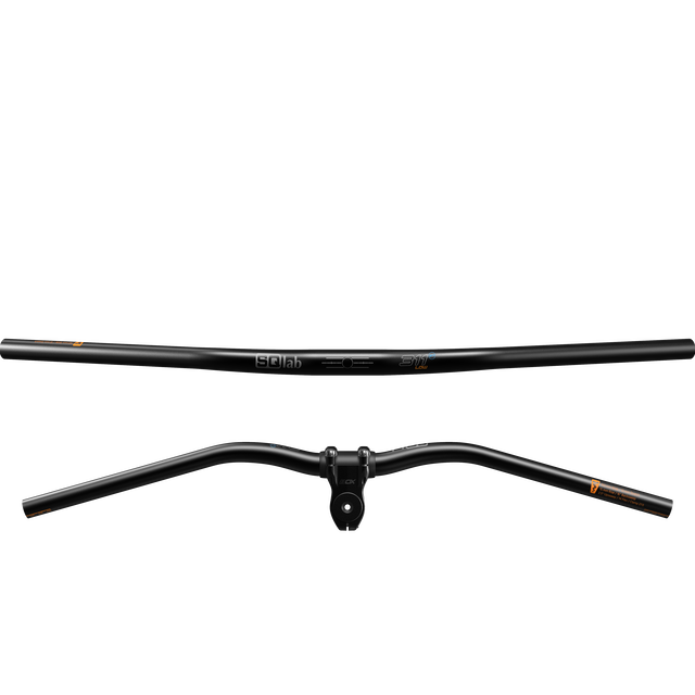 SQlab 311 Alu mountain bike handlebar 27.0mm low rise in matte black