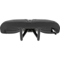 SQlab 611 Ergowave active MTB saddle in black, rear view showing rails