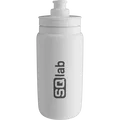SQlab cycling water bottle 550ml in light grey with push-pull valve, ultra-light and BPA-free
