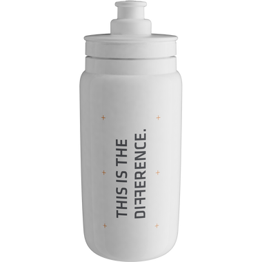 Bidon vélo SQlab 550 ml en blanc avec valve push-pull, ultra-léger et sans BPA
