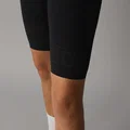 SQlab ONE12 R bib shorts in black, laser-cut leg cuff detail for road cycling