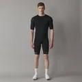 SQlab ONE11 bib shorts in black for mountain biking – unisex fit with SQ-Pad 11 chamois and hip protectors