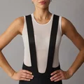SQlab ONE11 bib shorts in black for mountain biking with honeycomb mesh straps