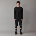 SQlab ONE OX Mountainbike-Shorts in schwarz für Trailfahren – unisex, knielang