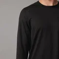 SQlab ONE OX long-sleeve MTB jersey in black with laser-cut ventilation