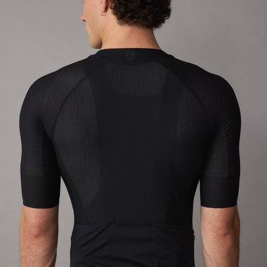 SQlab Jersey ONE12 Radtrikot Herren in schwarz für den Rennradsport – Rückenansicht