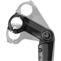SQlab 821 3.0 adjustable bike stem in black with 0–90° angle adjustment