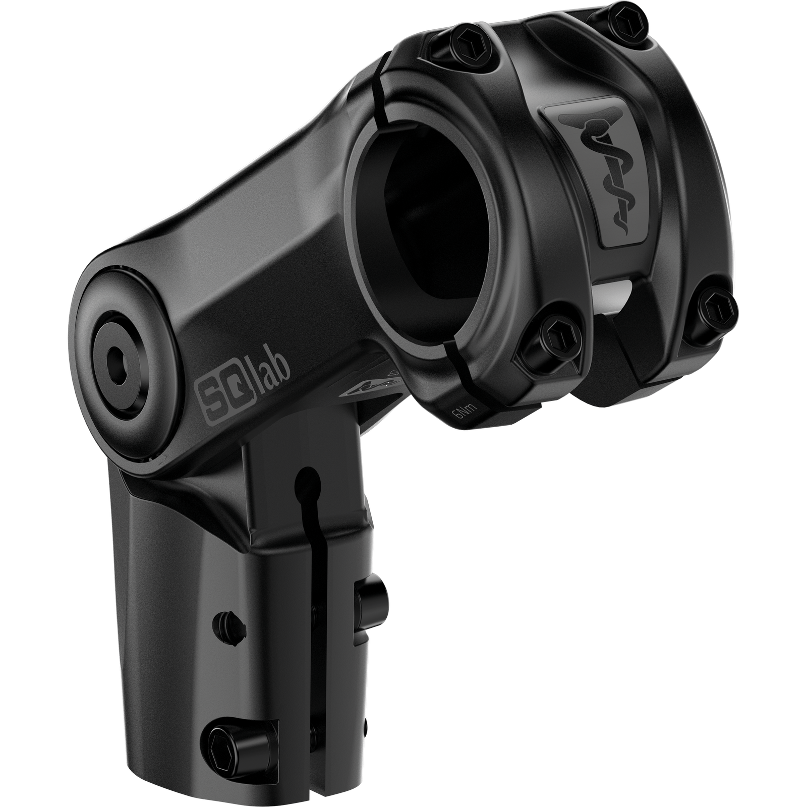 SQlab 821 3.0 adjustable bike stem in matte black with SP-Connect interface