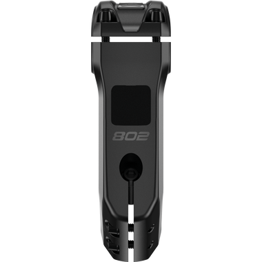 SQlab 802 3.0 trekking bike stem in matte black with 35° rise and SP Connect mount
