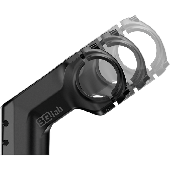 SQlab 802 3.0 trekking stem 35° rise in matte black with SP Connect interface