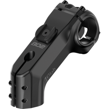 SQlab 802 3.0 trekking bike stem in matte black with SP Connect mount
