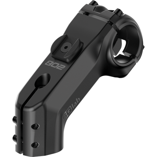 SQlab 802 3.0 trekking bike stem in matte black with SP Connect mount