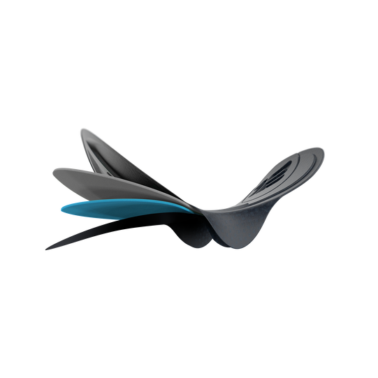 SQlab SQ-Pad 12 women cycling chamois pad in dark grey and teal, ultra-thin multi-layer construction